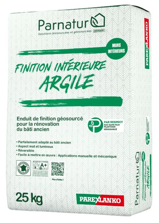 PARNATUR FINITION INTERIEURE ARGILE 25KG